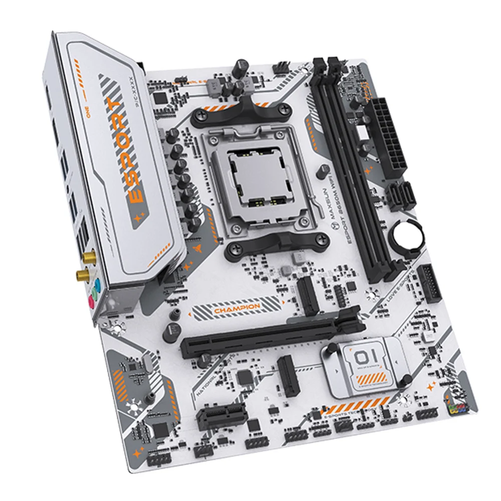 Maxsun-マザーボードb650mesport b650m, wifi, ice amd b650,5600-8000