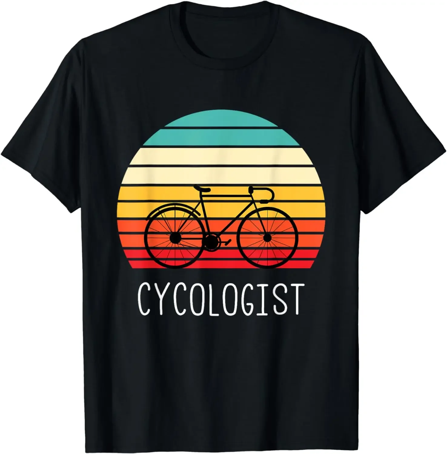 Cycologist - Funny Vintage Cycling & Cyclist Gift T-Shirt  Men Clothing Tops  Graphic T Shirts  Streetwear Camiseta Hombre