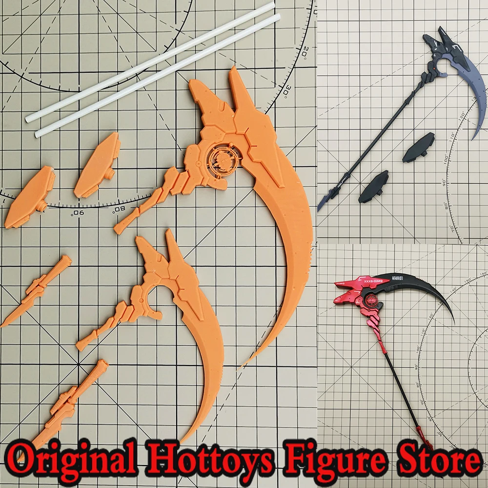 

In Stock WQB003 Unprint 1/12 Scale Soldier Weapon Backpack Accessories Scythe Prop For 6-inches Action Figure Model Doll