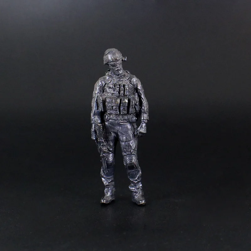 Pièces de jeu de société, modèle de soldat, figurines d'action en laiton, accessoires d'ornement miniatures, homme musculaire, guerrier, jouets créatifs