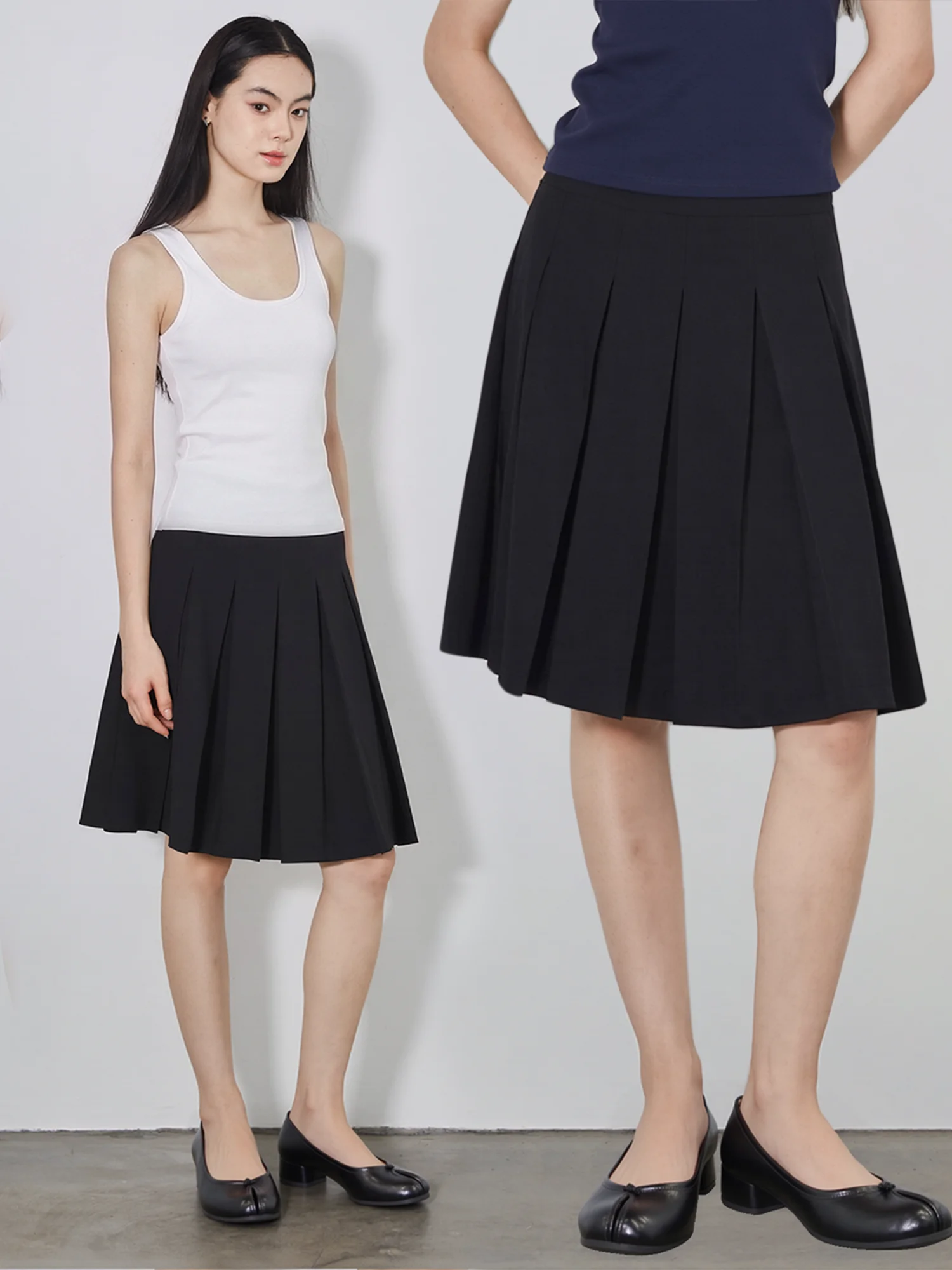 

Юбка SHE SEEK средней длины А-силуэта с плиссировкой, низкой талией, уникальным дизайном, в студенческом стиле, из полиэстеровой смеси, с ручной плиссировкой