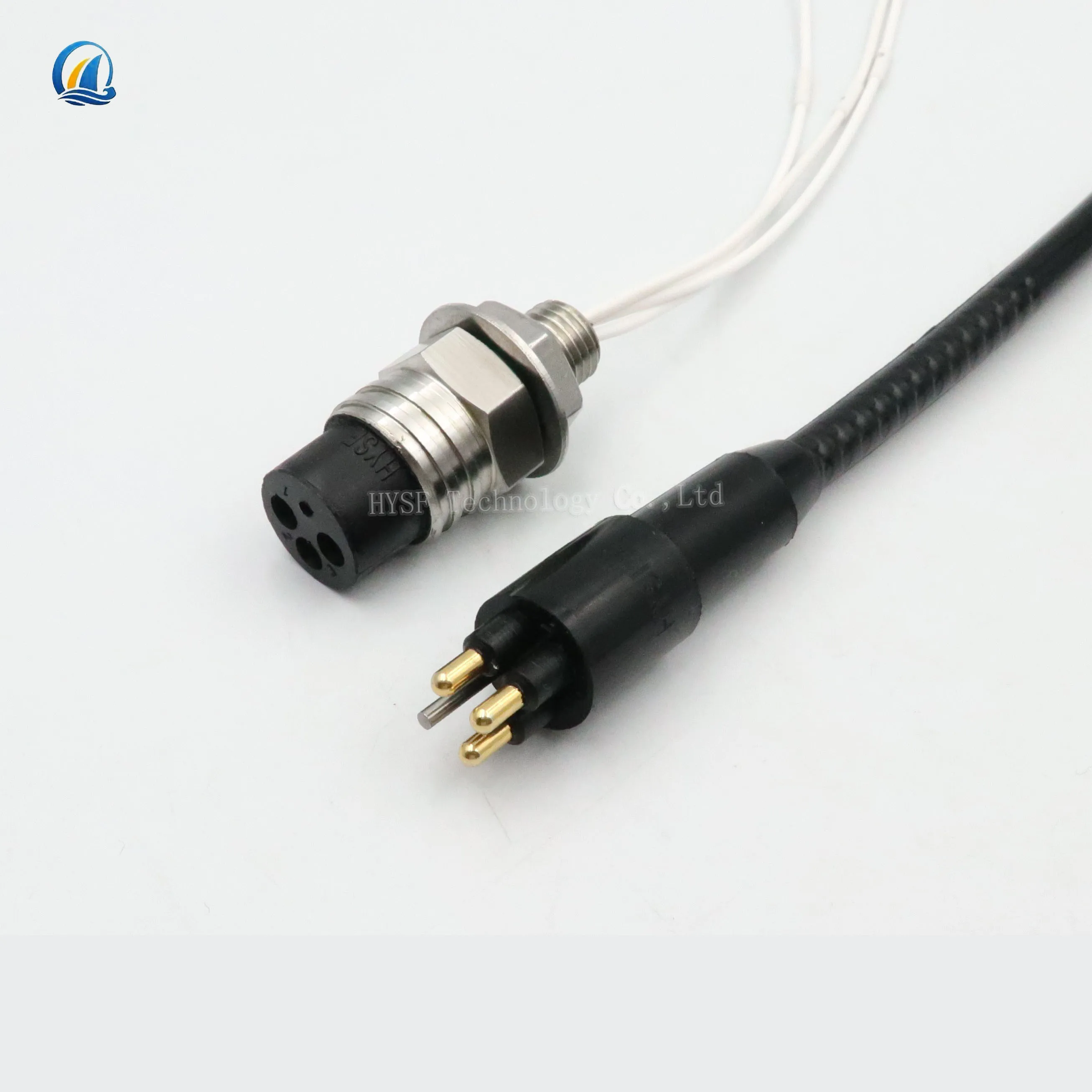 

Micro Subconn Pluggable Wet Ip69k Watertight Robot Cable MCBH3M Underwater Rov Subsea Bulkhead Marine Connector