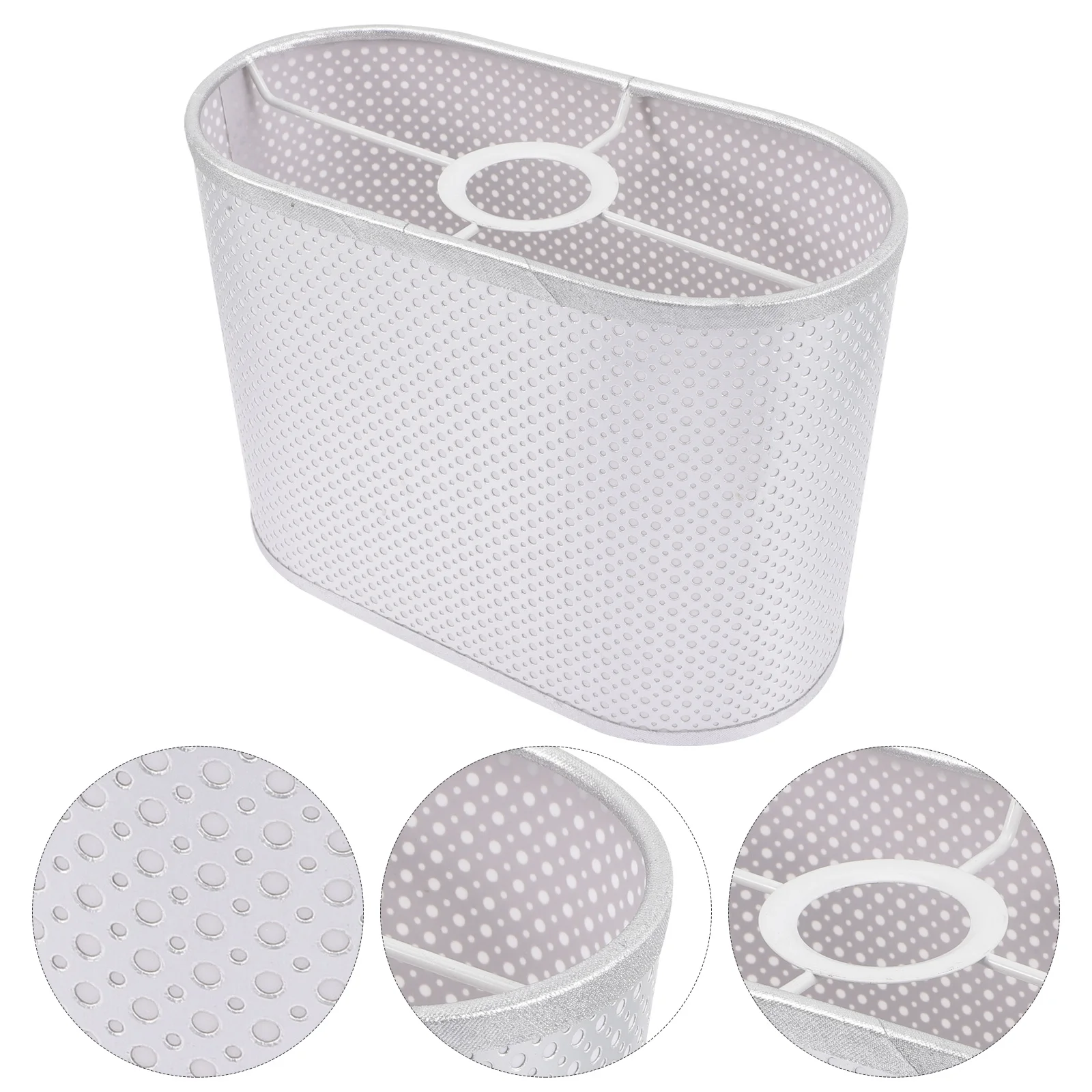 

Тканевый абажур, маленький серебристый для настольной напольной настольной лампы, сменный бочкообразный светильник, бытовой декоративный чехол