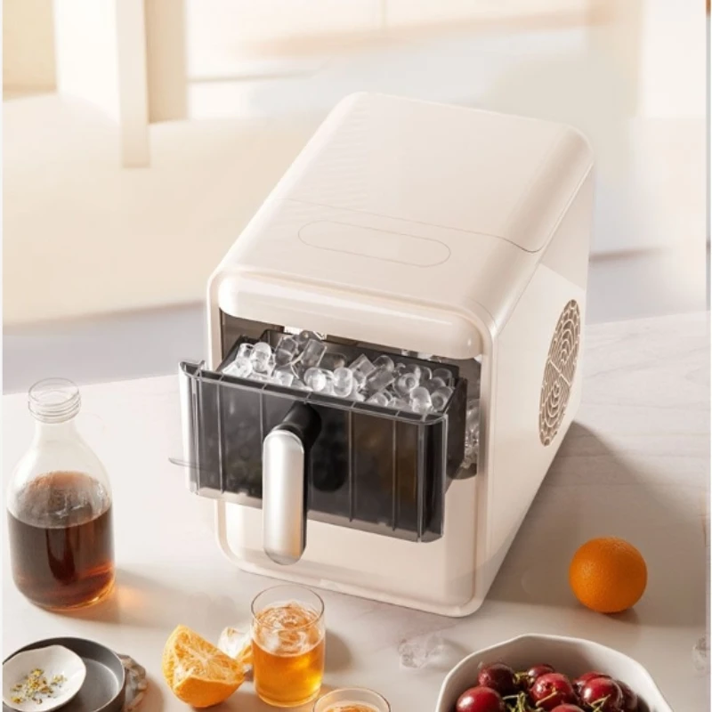 ماكينة صنع الثلج المنزلية الجديدة عنبر الطالب ماكينة صنع مكعبات الثلج الصغيرة ماكينة صنع الثلج التجارية لمتجر الشاي والحليب