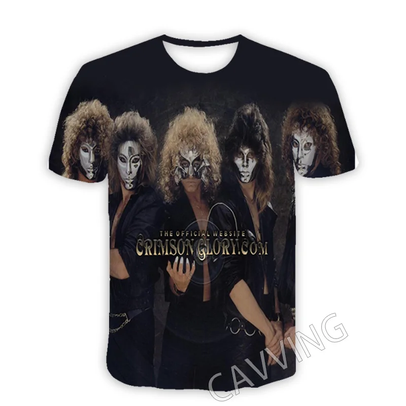 تي شيرت حريمي/رجال بطباعة ثلاثية الأبعاد تي شيرت مجد روك غير رسمي تي شيرت هيب هوب نمط Harajuku ملابس علوية