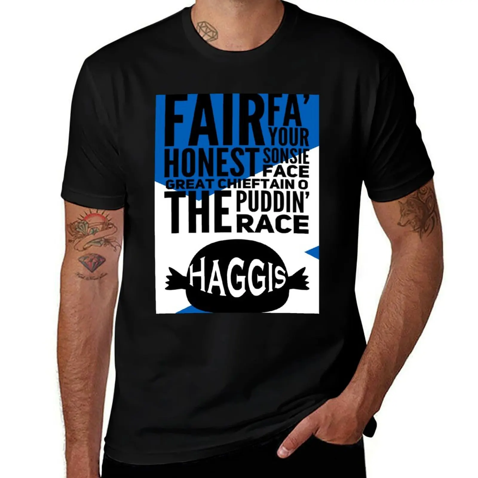 

To a Haggis T-Shirt Aesthetic clothing summer shirt Anime t-shirt Men's clothing