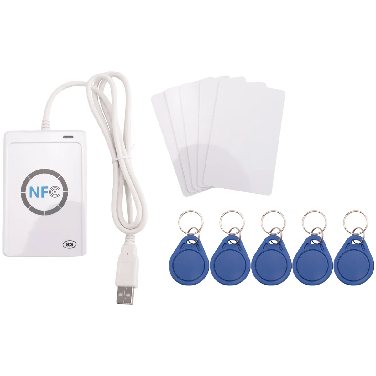 NFC Reader ACR122U USB Contactless Smart IC Card Writer and Reader Smart RFID Copier Duplicator UID Changeable Tag Card