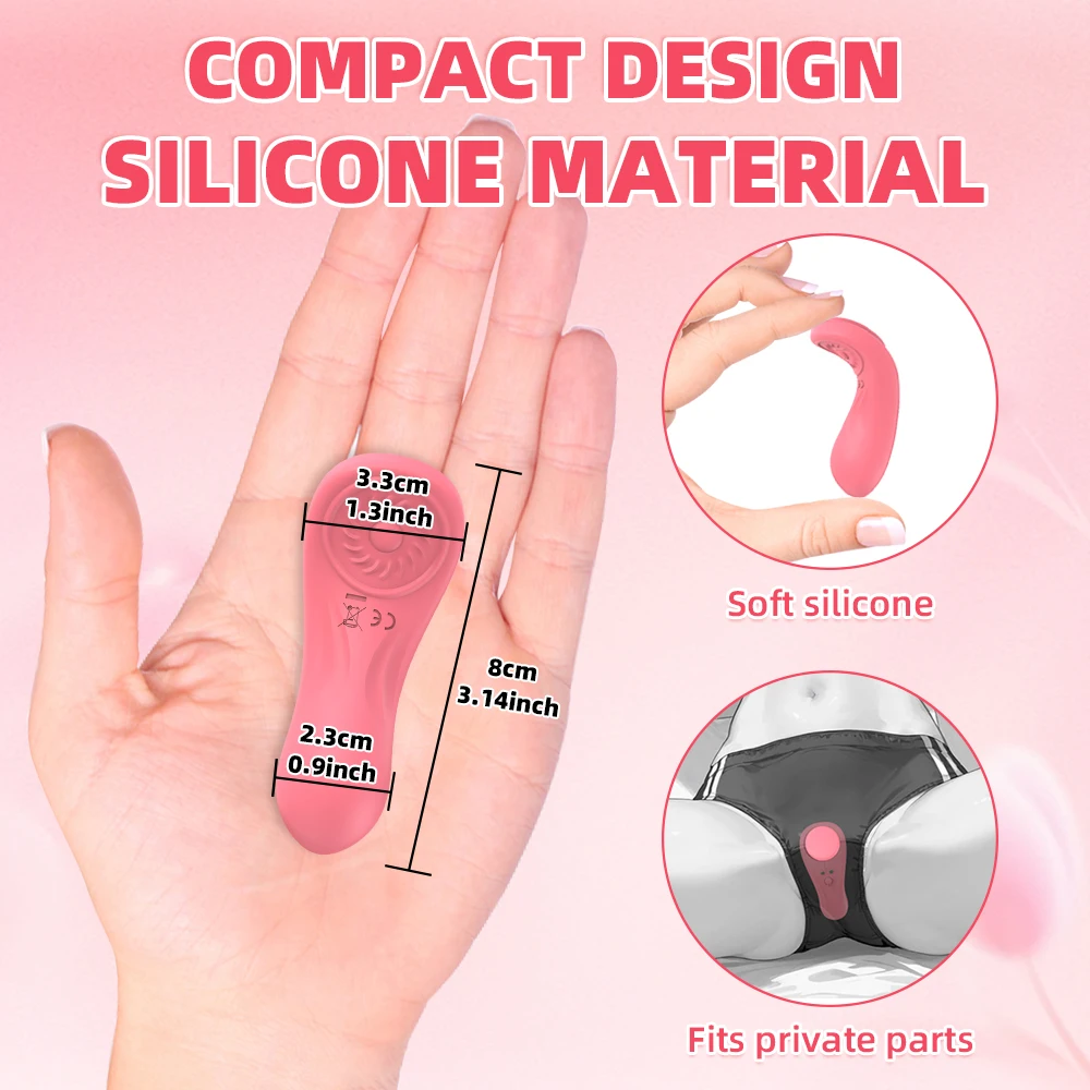 يمكن ارتداؤها البظر الصغير الملابس الداخلية هزاز النساء سراويل APP التحكم الإناث الاستمناء لعبة الجنس البظر محفز زوجين متعة