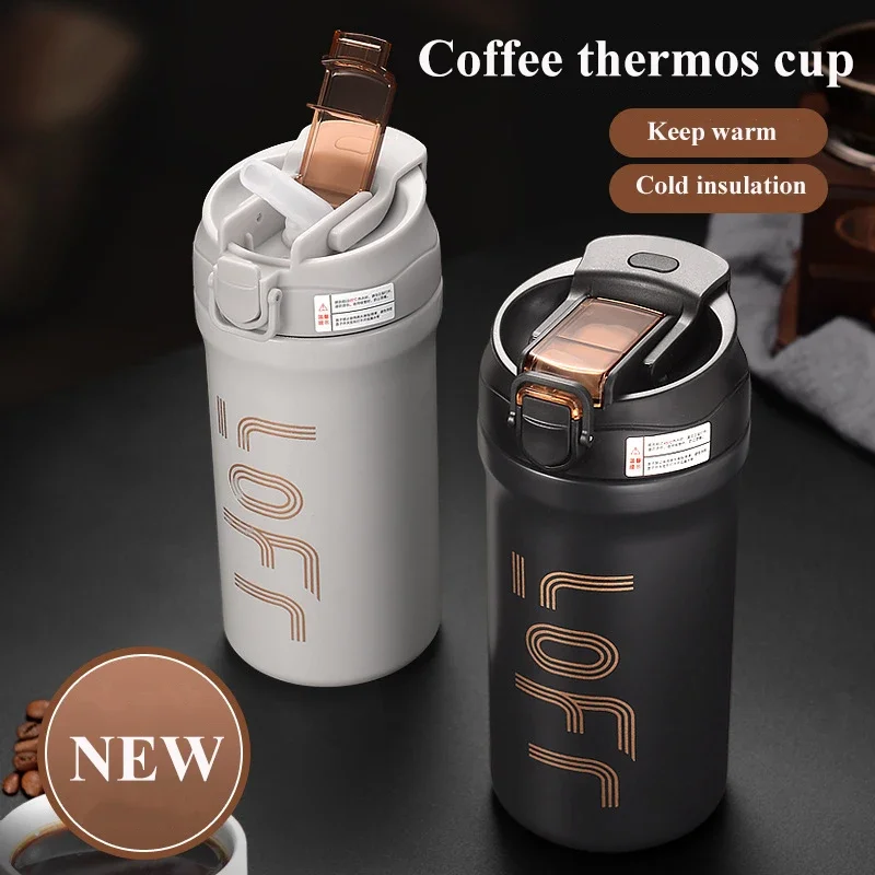 

Coffee thermal mug Stainless Steel Thermos Tumbler Cups Vacuum Flask thermo Water Bottle Tea Mug Thermocup commercial affairs