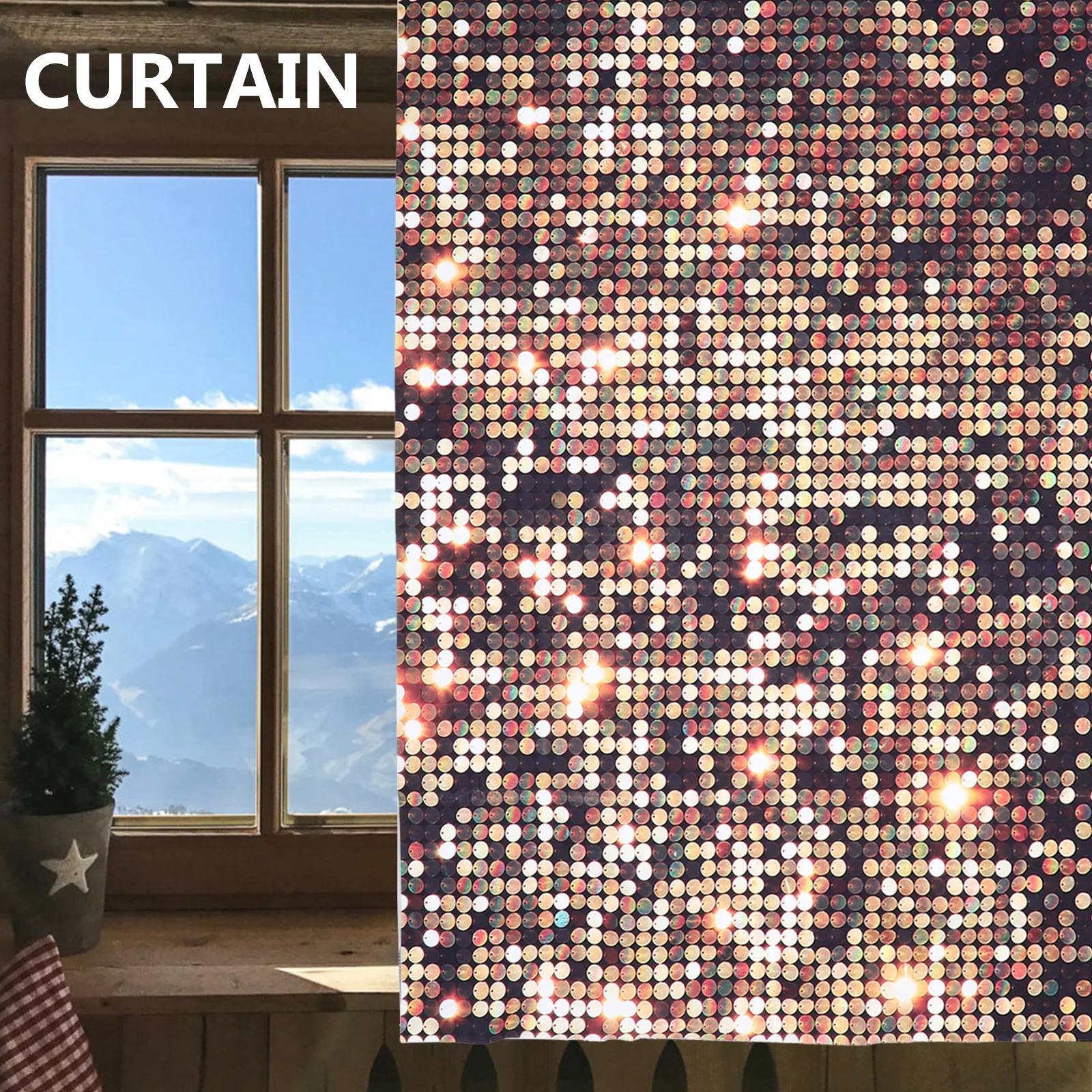 

Gold Sequin Backdrop Foldable Glitter Background For Photography Birthday Christmas Party Decor Photo Studio Wall Tapestry Event