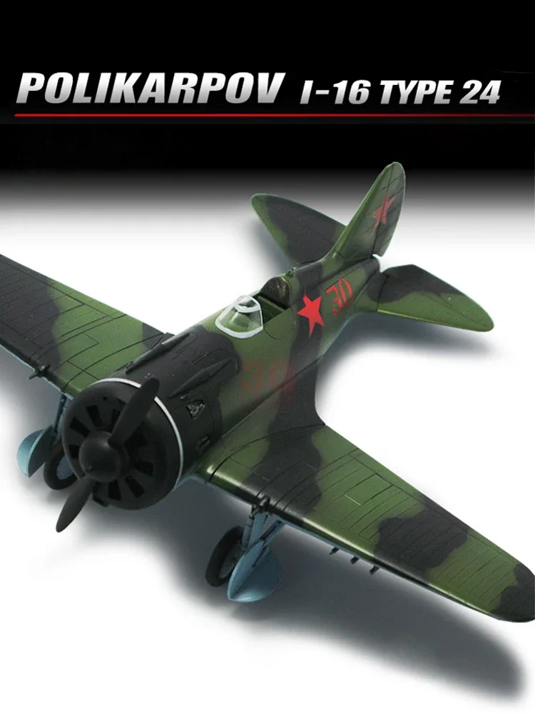 Academie Geassembleerde Vliegtuigmodelkit 12314 Polikarpov I-16 24 Speciale Editie 1/48