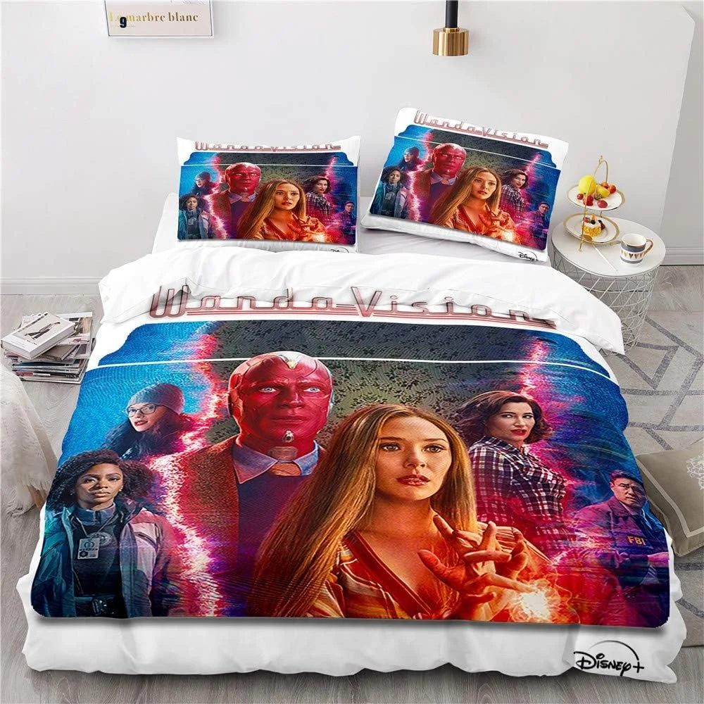 

Wanda Vision Bedding Sets exquisite bed supplies set Wanda Vision duvet cover bed comforter set bedding set luxury birthday gift