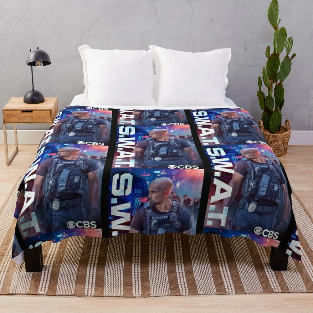 

S.W.A.T. (2021) Throw Blanket For Sofa Thin blankets ands decorative Blankets