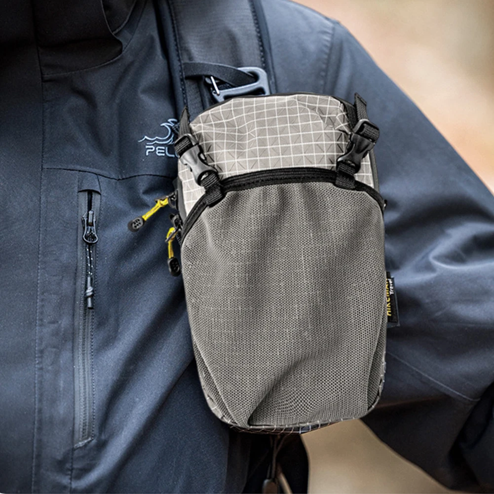 

Сумка-держатель для бутылки с водой Водонепроницаемый чехол для телефона для кемпинга и пешего туризма (светло-серый)