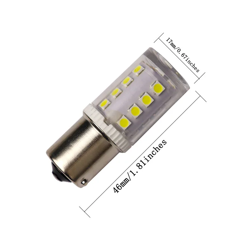 50X P21/5W 1157 BAY15D 1156 BA15S p21w led 24 SMD 3030 4.3W Turn Signal Brake Backup Reverse Parking Lights Lamps White Red 12V