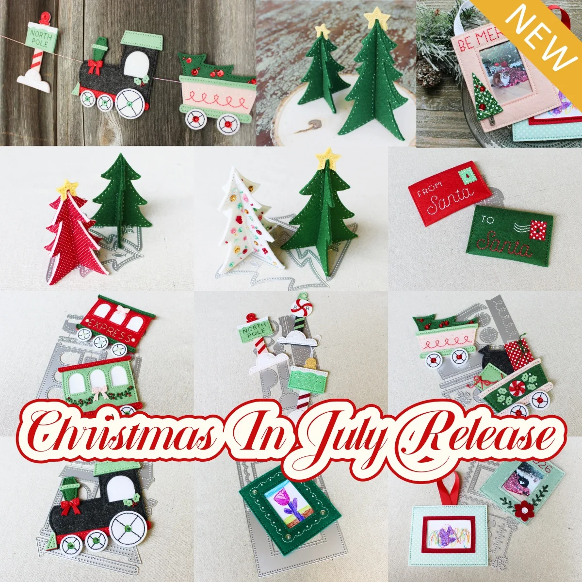 July 2026 New Christmas Tabletop Tree Car Metal Cutting Dies For DIY Decorating Scrapbook Paper Card Embossing Craft Felt Dies