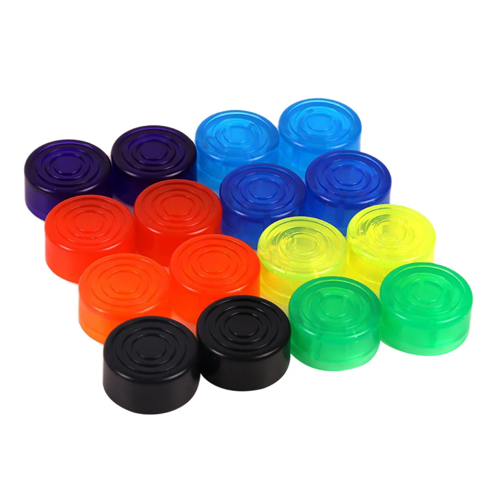 10 Pcs Electric Guitar Accessories Pedal Caps Buttons Footswitch Topper Effect Nail Protection Plastic Effectfor