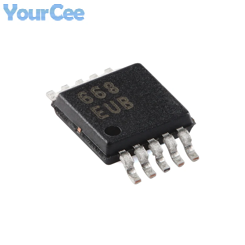 10PCS/1PC MAX668 MAX668EUB+T MSOP-10 MSOP10 1.8V to 28V Input PWM Boost Controller Chip IC Integrated Circuit