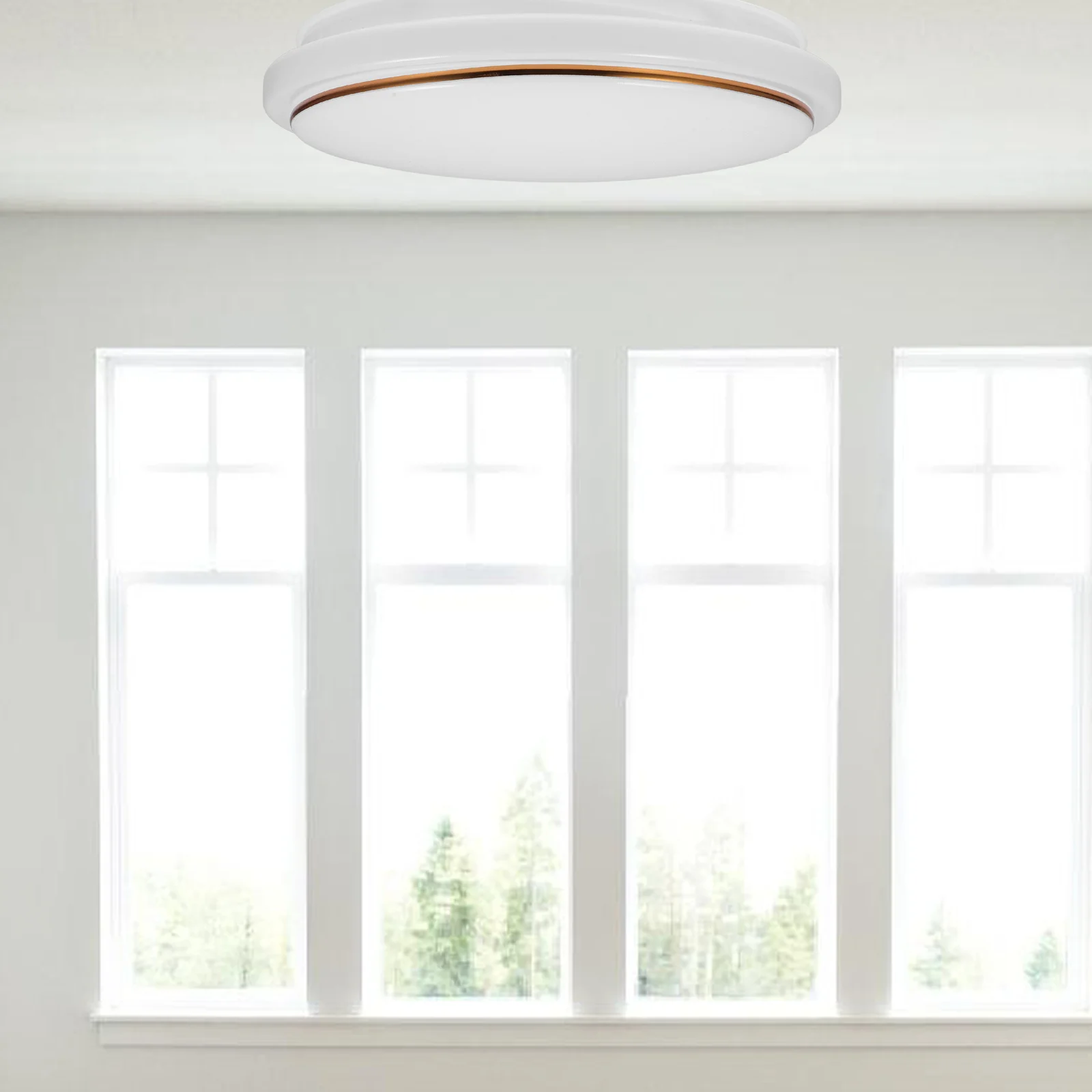 

Plastic Ceiling Light Shade Flush Mount Diameter 22.7 Cm Round Cover Screw on Replacement Dome Lamp Fixture for Bedroom Dining