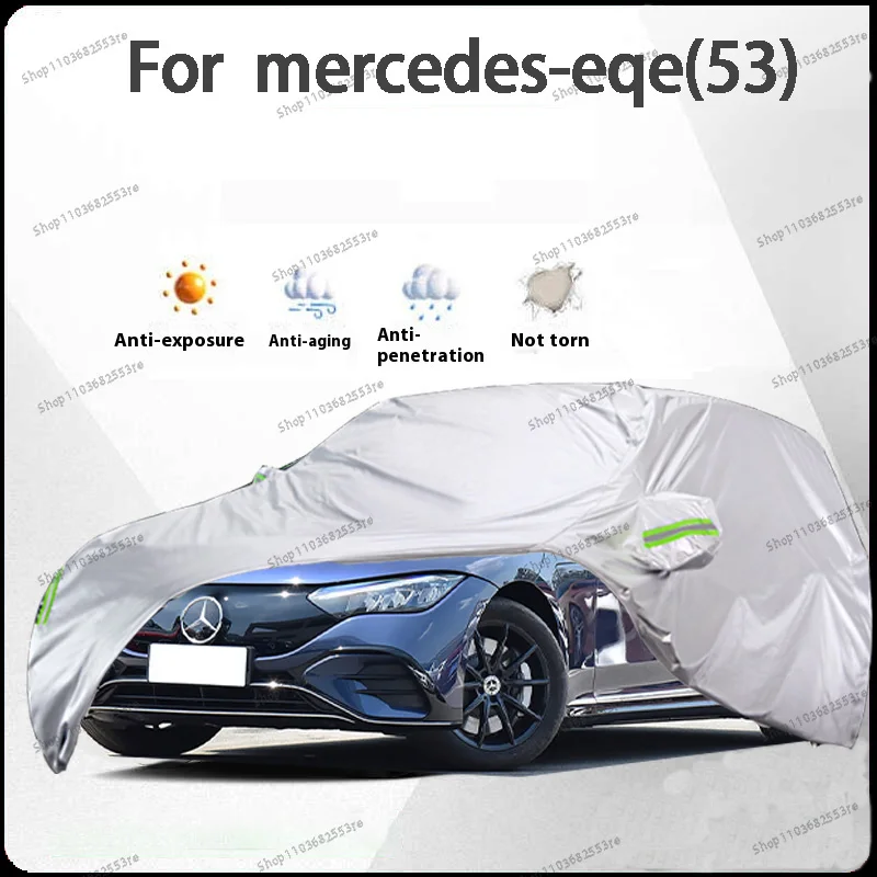 

For Mercedes EQE Fit Car Cover - Waterproof, Dustproof, Sunshade (UV), Snowproof | Silve Full Cover with All-Day Protection