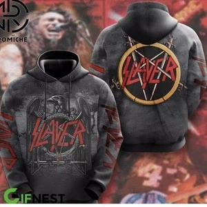 Slayer Band 3dพิมพ์Hoodieผู้ชายผู้หญิงแฟชั่นHoodiesเสื้อกันหนาวเด็กเสื้อผู้หญิงSweatsผู้ชายHoodie Rock Bandเสื้อผ้าขนาดใหญ่ขนาด