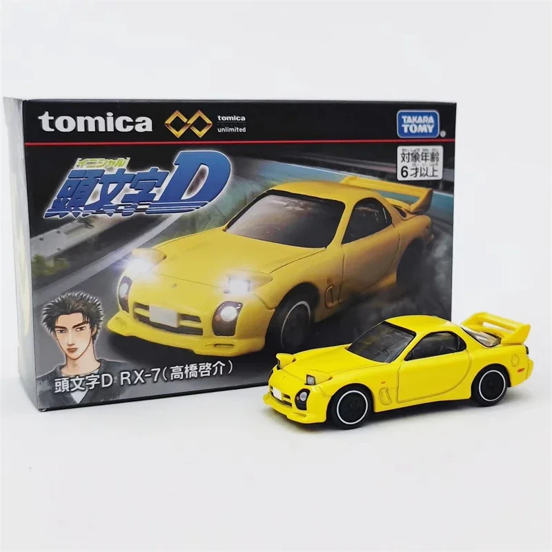 TAKARA TOMY-Modelo de carro de liga infinita, fundido, Mustang GTR, Velozes e Furiosos, De Volta para o Futuro, Presente de coleção para menino