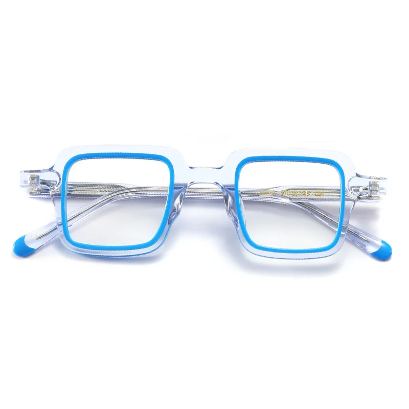 

Full Rime Retro Square Glasses Frame Minority with Myopia Glasses Men and Women Aceteta Eyeglasses Optical Prescription Eyewear