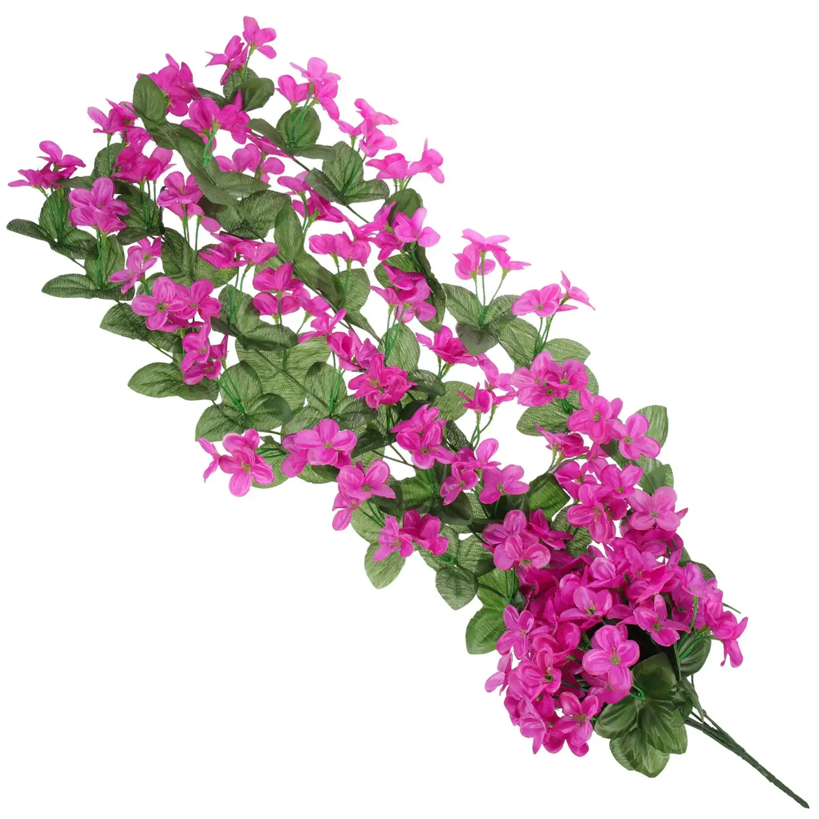 

Artificial Lavender Flowers 4 Petals Wreaths Simulated Violet Wall Vine Purple Home Wedding Decor Silk Fake Plants Plastic