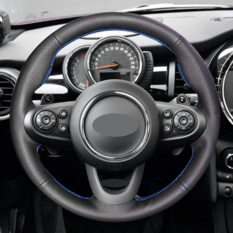 

For MINI Cooper F54 F55 F56 F57 F60 R55 R56 R57 R58 R59 R60 R61 R50 R52 R53 High-version Car Inner Steering Wheel Leather Cover