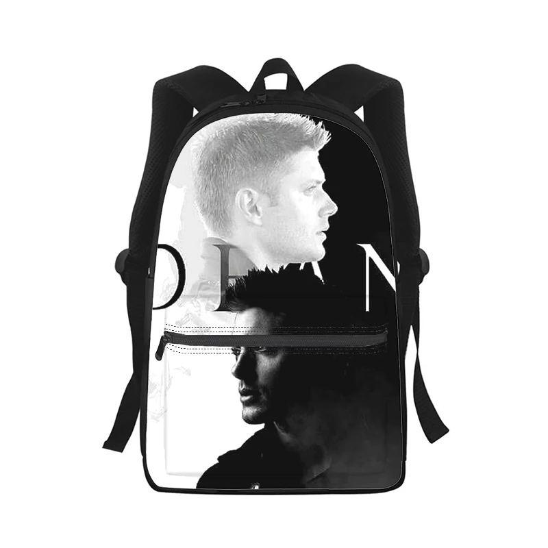 

Supernatural Men Women Backpack 3D Print Fashion Student School Bag Laptop Backpack Kids Travel Shoulder Bag