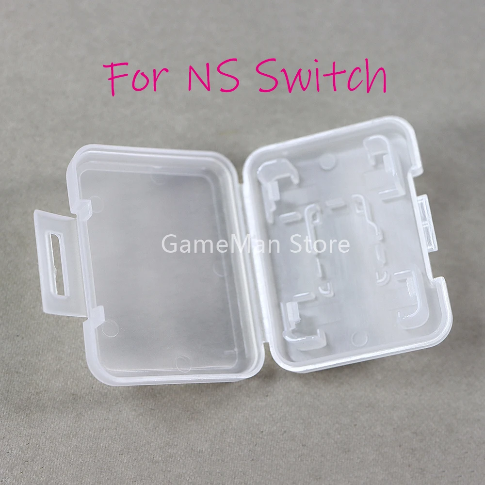 Étui transparent pour cartes de jeu Nintendo Switch, NS Lite, OLED, Portable, PP, Boîte de rangement protectrice, 2 pièces