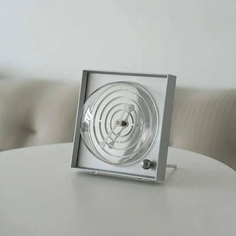 Mirror Finish Desk Clock Bauhaus Style Silent Wall Clocks Minimalist Decorative Tabletop Clock for Living Room Ins Home Decor - Image 6