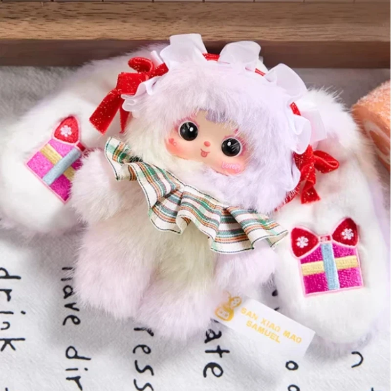 

Сэмюэл Снежная Ночь, чайная вечеринка, серия, модная игрушка, глухая коробка, кавайная плюшевая кукла, брелок для ключей, украшение для рюкзака, милые праздничные подарки