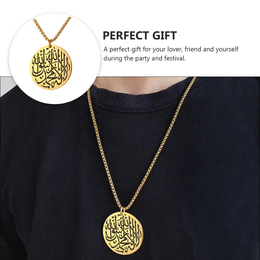 

Stainless Steel Necklace Creative Necklaces Jewelry Gift Chain Religious Pendant Fine Workmanship Elegant Trend Fashion