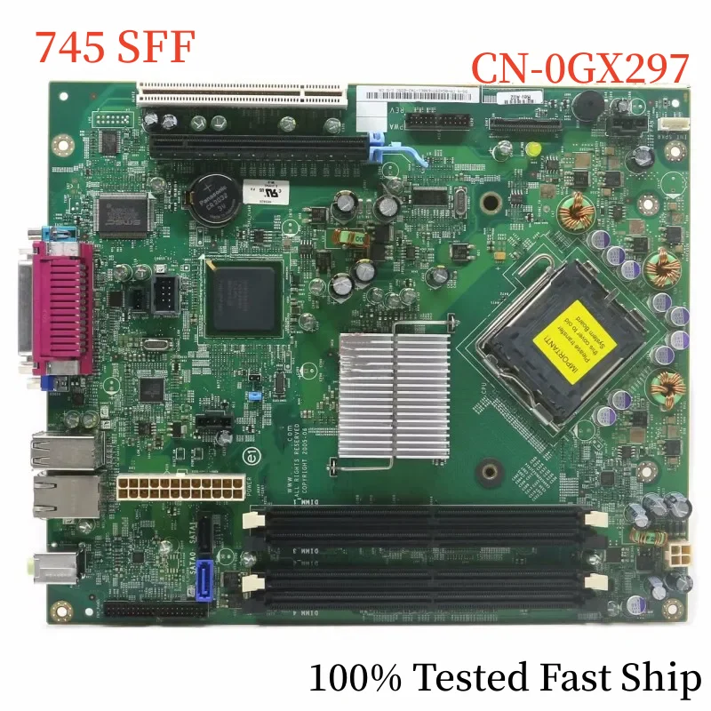 

CN-0GX297 For DELL OptiPlex 745 SFF Motherboard 0GX297 GX297 G41 LGA775 DDR2 Mainboard 100% Tested Fast Ship