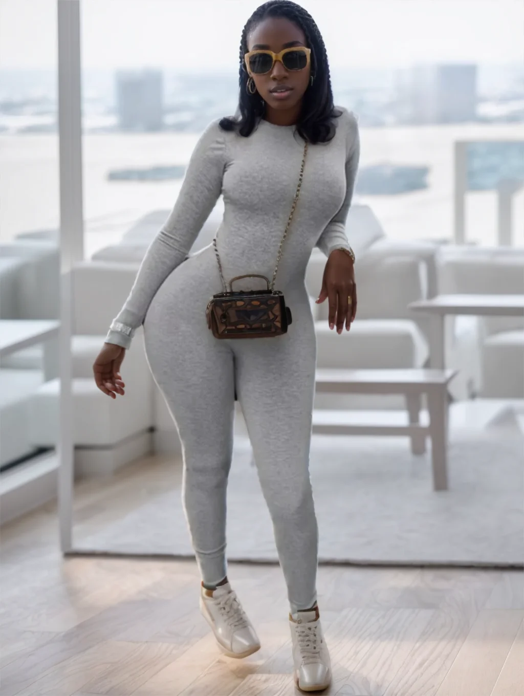 Weird Puss однотонный повседневный комбинезон для фитнеса женский эластичный обтягивающий комбинезон с длинными рукавами спортивный облегающий простой осенний уличный комбинезон