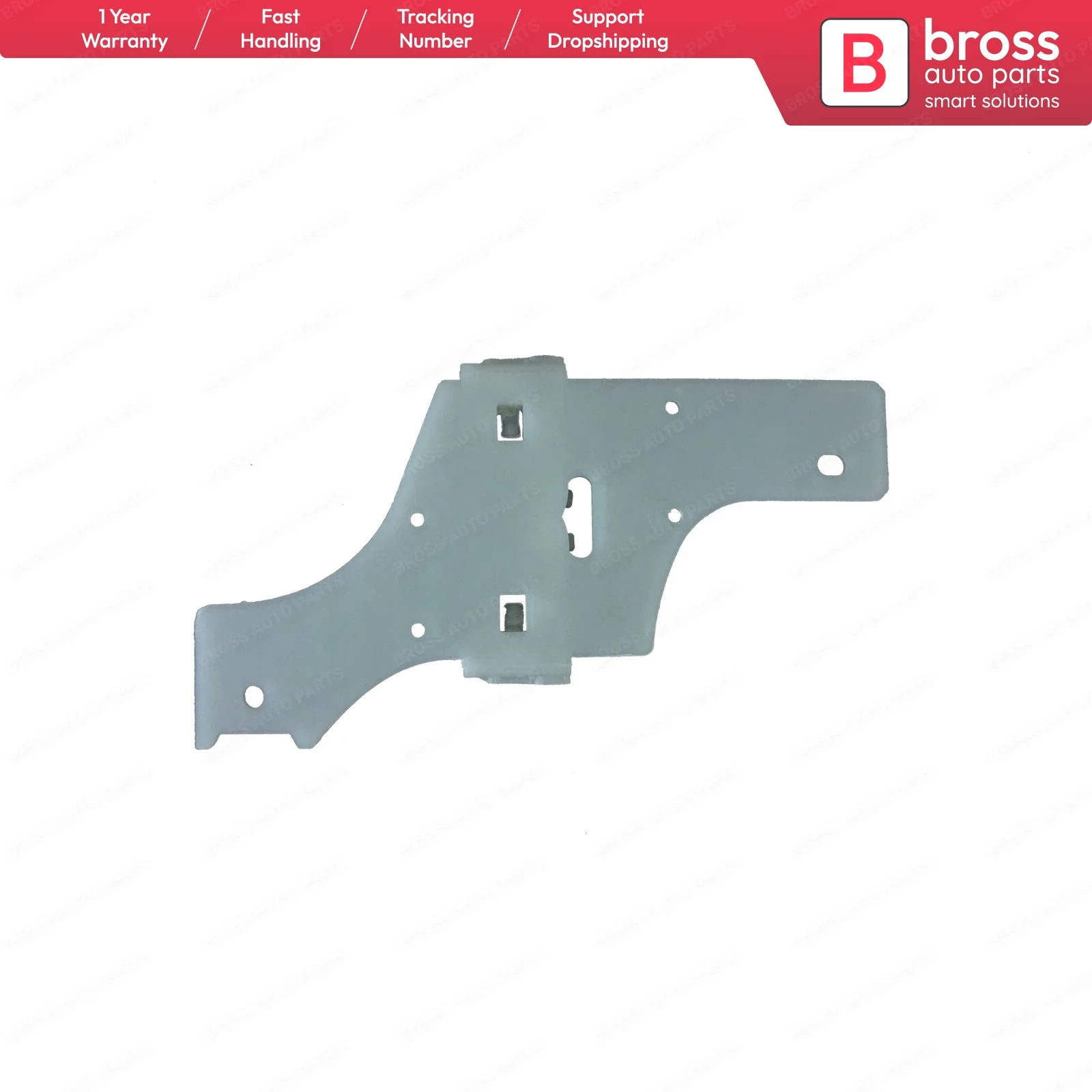 Bross Auto Parts BWR5121FBA Electrical Power Window Regulator Clips Rear Left Door for Peugeot 508 2010-On Shipping From france