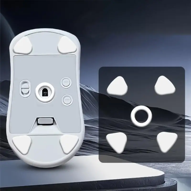 c90fマウスパッドマウススケートフィートガラスマウスフットログハープミニアイスエディション