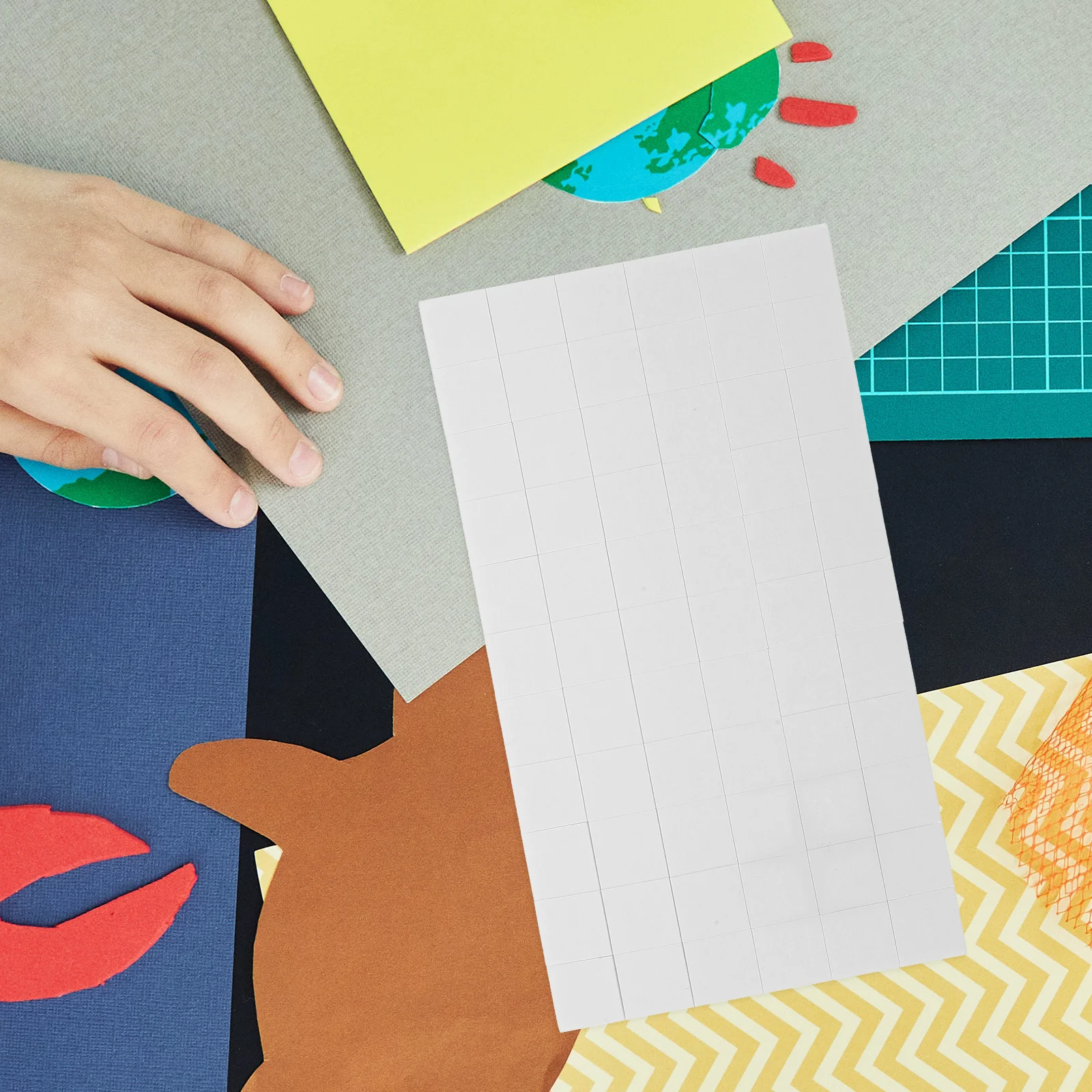 

5 Sheets Craft Squares Dual Adhesive Mounts For Scrapbook Diy Projects Card Making Supplies Tape Dots Adhesive Sheets Dual Sided