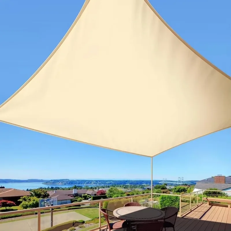 Polyester Waterproof Sun Shade Netting  Suppliers 2.5x3m Outdoor Sun Shade Sail