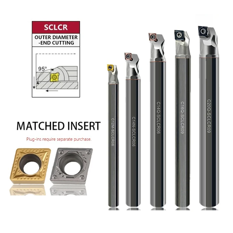 

Tungsten steel Shockproof SCLCR Lathe Boring Bar C08K C10K C10M C12M C14N C16Q C20R Internal Turning Tool Cutter Bar CNC Lathe