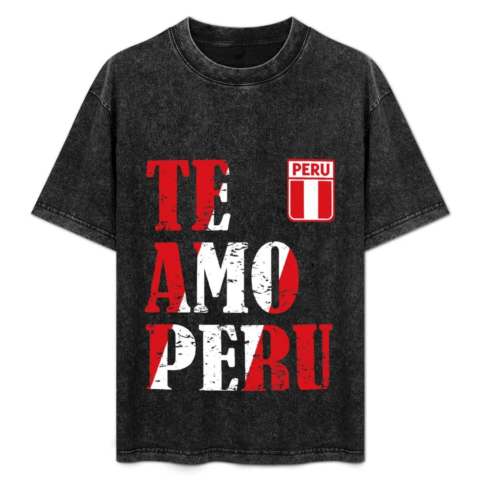 

I love Peru - Te amo Peru T-Shirt t shirt man cotton man t shirts high quality luxury brand T-Shirt