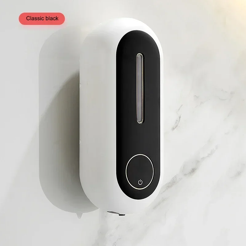 

Auto Touchless Foaming Soap Dispenser, No Drill Wall-Mounted, 3 Modes 450ml, Temp Display, for Kitchen & Bathroom Soap dish