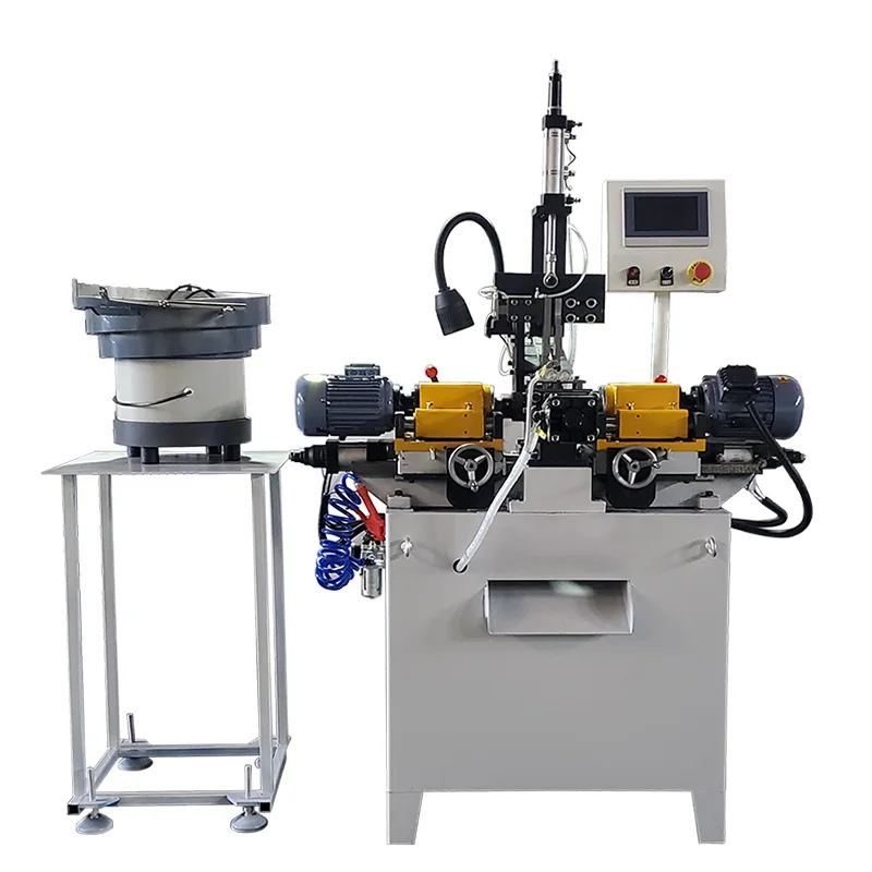 Metal Round Rod Automatic Double-head Tube Chamfering Machine Double Head Pipe End