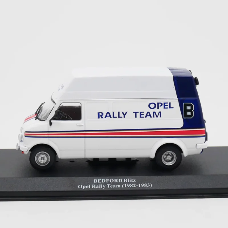 IXO Diecast 1:43 Scale Alloy Beford Blitz Opel Rally Team Car Model Finished Product Simulation Toy Collection Static Display