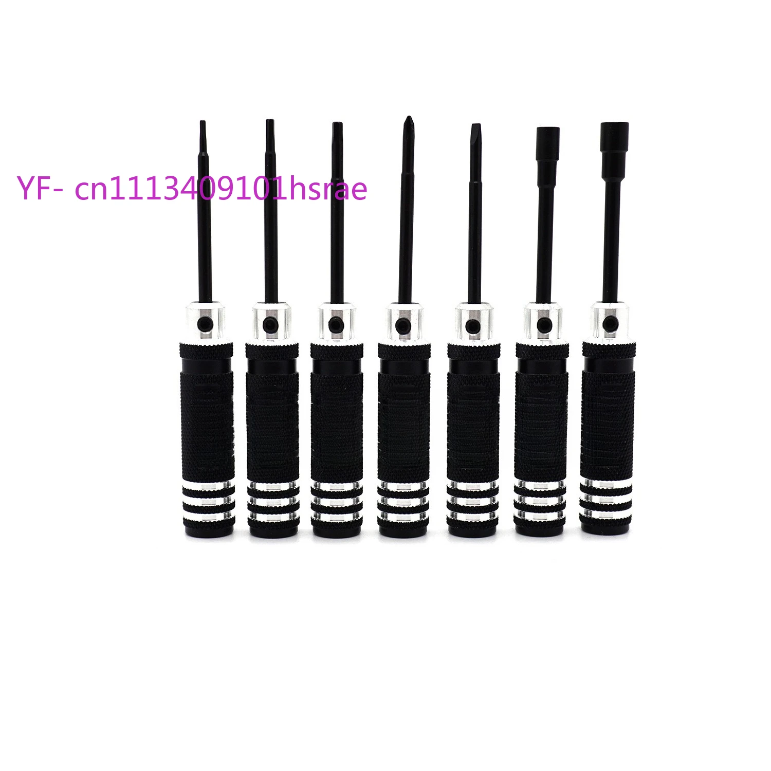 7PCS Hex Screwdriver Tools 1.5/2.0/2.5mm with Nut Wrench for RC FPV Drone Model