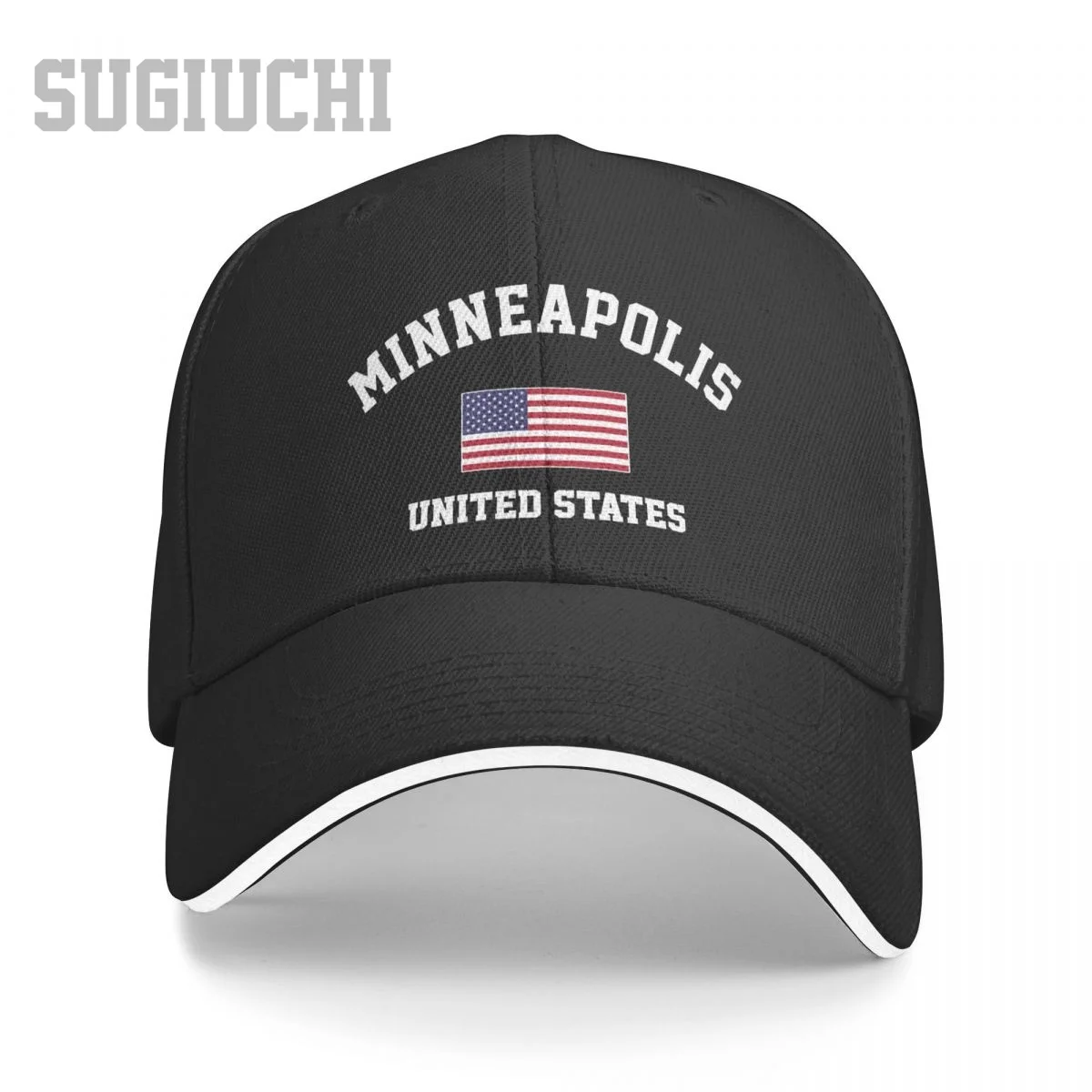 Unisex Sandwich Minneapolis Of USA United States City Baseball Cap Men Women Hip Hop Caps Snapback Golf Hat Fishing