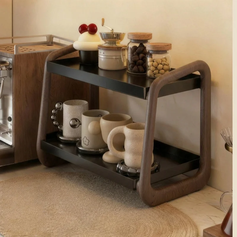 2-Tier Storage Rack for Kitchen Countertop Organizer Multi-layer Tea Cup Storage Rack Coffee Mug Holder Spice Racks Pratical New