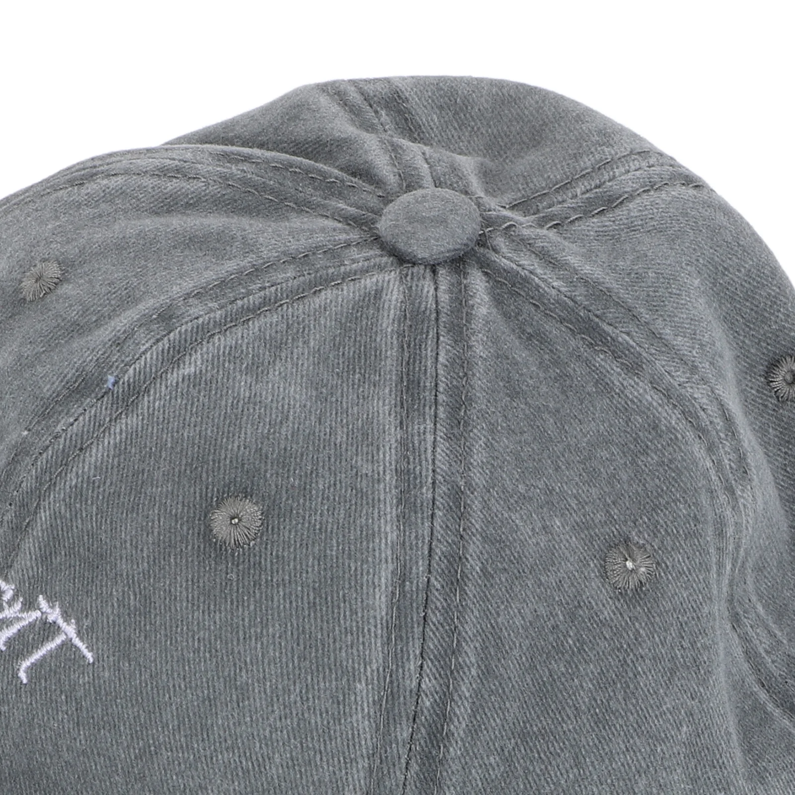 ヴィンテージ風ウォッシュ加工、ダメージ加工、刺繍入りベースボールキャップ、調節可能なスナップバック、カジュアル、アウトドア、日焼け防止、コットン、メンズ用ダッドハット