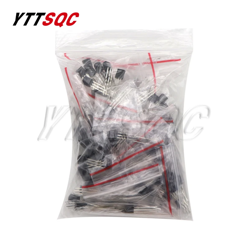 Transistor Assorted Kit TO-92 18kinds*10pcs=180pcs 2N2222 S9013 S9014 S9015 S9018 S8050 S8550 2N5551 2N5401 2N3904 2N3906 C1815